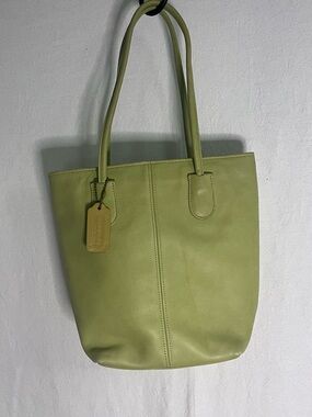 Vintage 1996 Coach Lunch Tote Style 7304 in Lime Green Made in USA
